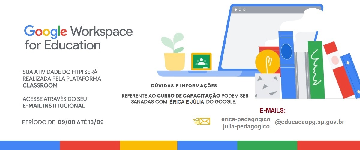 HTPI Online 2023 - Capacitação Google Workspace for Education - Nível 2